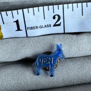 Vintage Democrat Brooch Pin